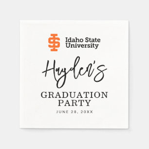 Idaho State Universiteten Officiell Logotyp Design Pappersservett