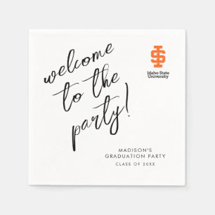 Idaho State Universiteten Officiell Logotyp Design Pappersservett
