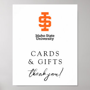 Idaho State Universiteten Officiell Logotyp Design Poster