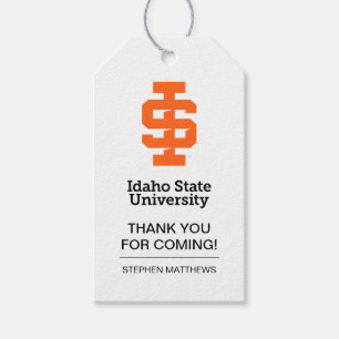Idaho State Universiteten Officiell Logotyp Design Presentetikett
