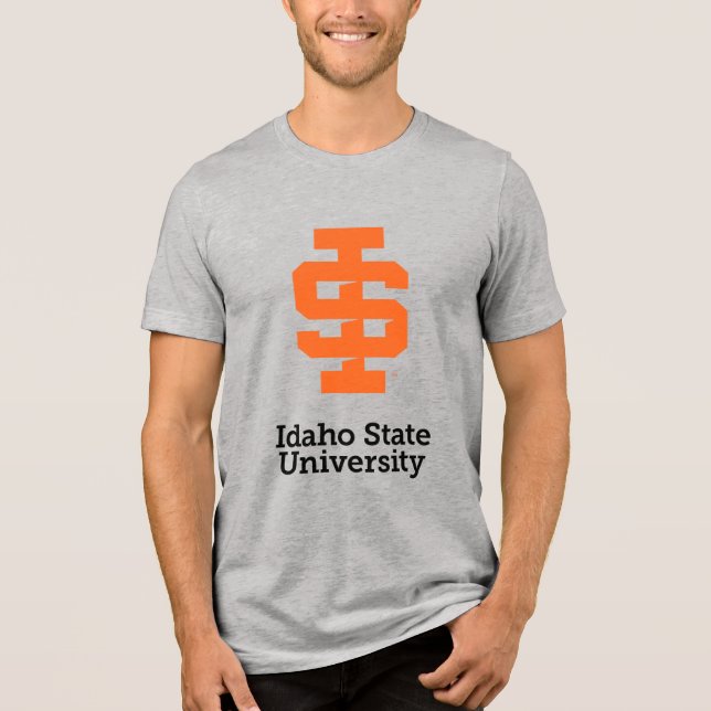 Idaho State Universiteten Officiell Logotyp Design T Shirt (Framsida)