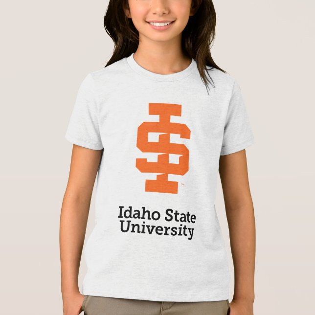 Idaho State Universiteten Officiell Logotyp Design T Shirt (Framsida)