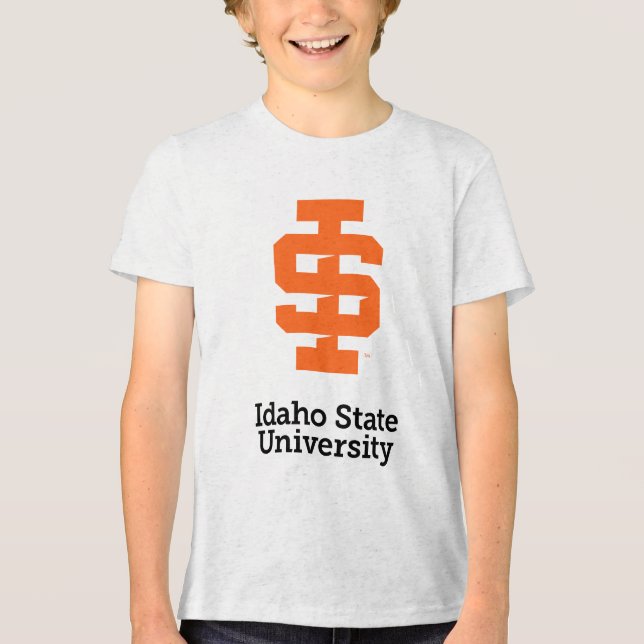 Idaho State Universiteten Officiell Logotyp Design T Shirt (Framsida)