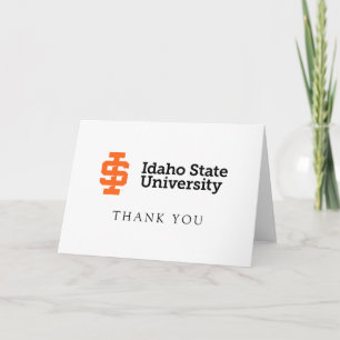 Idaho State Universiteten Officiell Logotyp Design Tack Kort