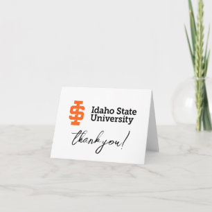 Idaho State Universiteten Officiell Logotyp Design Tack Kort