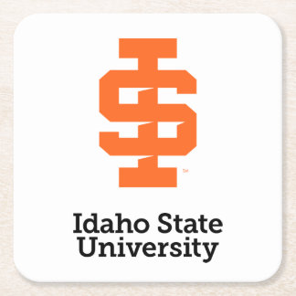 Idaho State Universiteten Officiell Logotyp Design Underlägg Papper Kvadrat