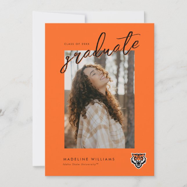 Idaho State University Bengals Andningsdesign Meddelande (Framsida)