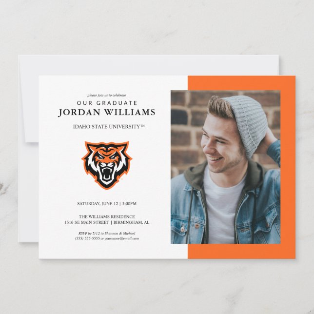 Idaho State University Bengals Andningsdesign Meddelande (Framsida)