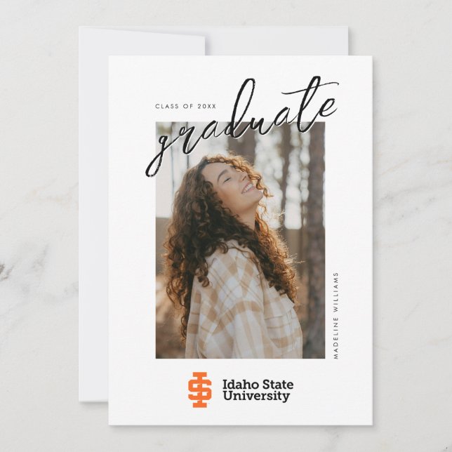 Idaho State University Officiell logodesign Meddelande (Framsida)