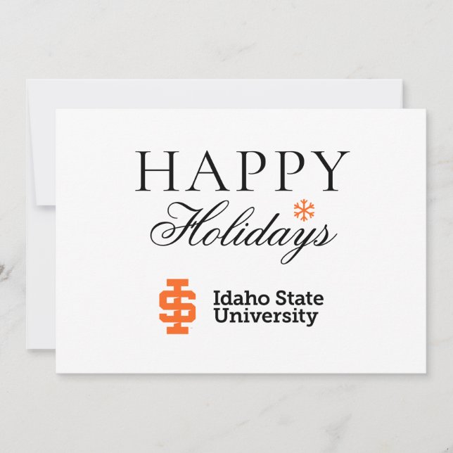 Idaho State University Officiella Logotyp Design 2 Julkort (Framsida)