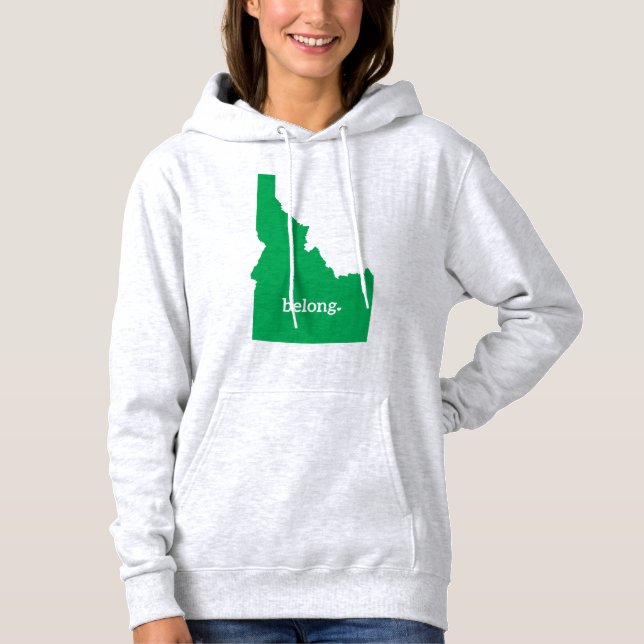 Idaho-staten Karta Belong T Shirt (Framsida)