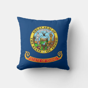 Idaho Statlig flagga American MoJo Pillow Kudde