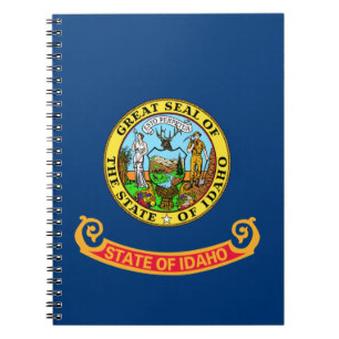 Idaho Statlig flagga Anteckningsbok