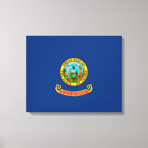 Idaho Statlig flagga Design Canvastryck