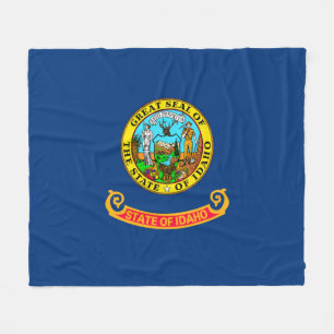 Idaho Statlig flagga Design Fleecefilt