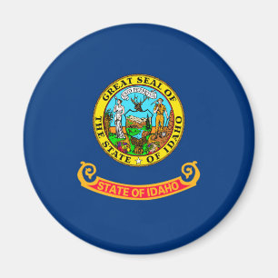 Idaho Statlig flagga Design Magnet
