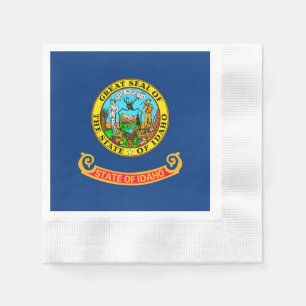 Idaho Statlig flagga Design Pappersservett