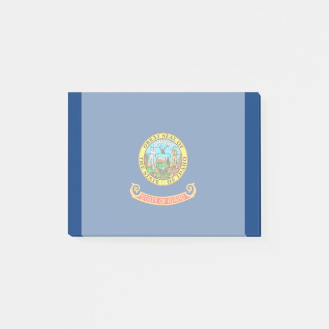 Idaho Statlig flagga Design Post-it Block (Framsida)