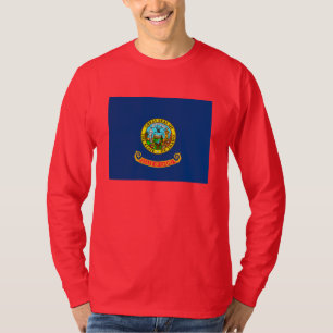 Idaho Statlig flagga Design T-shirt