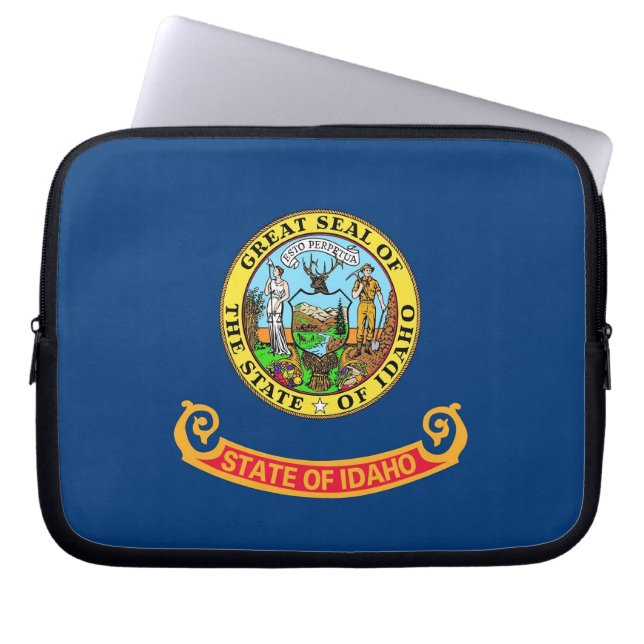 Idaho Statlig flagga Laptop sleeve (Framsidan)