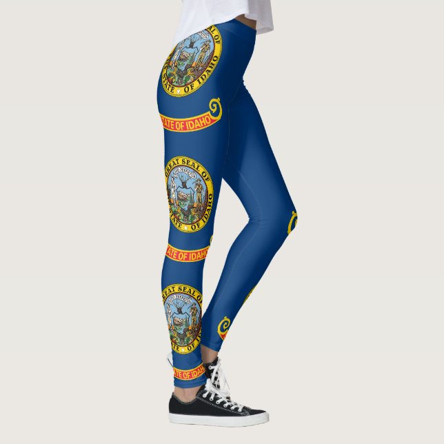 Idaho Statlig flagga Leggings (Höger)