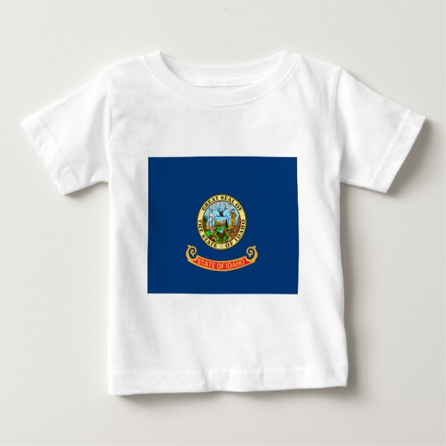Idaho Statlig flagga T Shirt (Framsida)