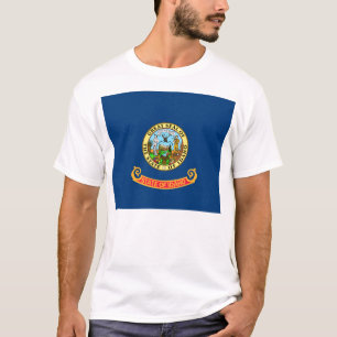 Idaho Statlig flagga Tee Shirt