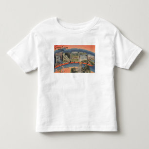 Idaho (statlig huvudstad/blomma) - stort brev t shirt