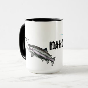 IDAHO STEELHEAD - HERE FISHY FISHY - STRIKING IDAH MUGG