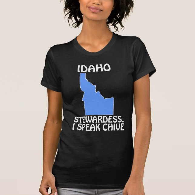 Idaho - Stewarinna, jag talar Chive Tröja (Framsida)