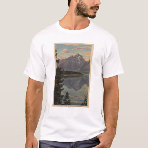 Idaho - storslagen Teton reflexion på Jackson sj Tee Shirt