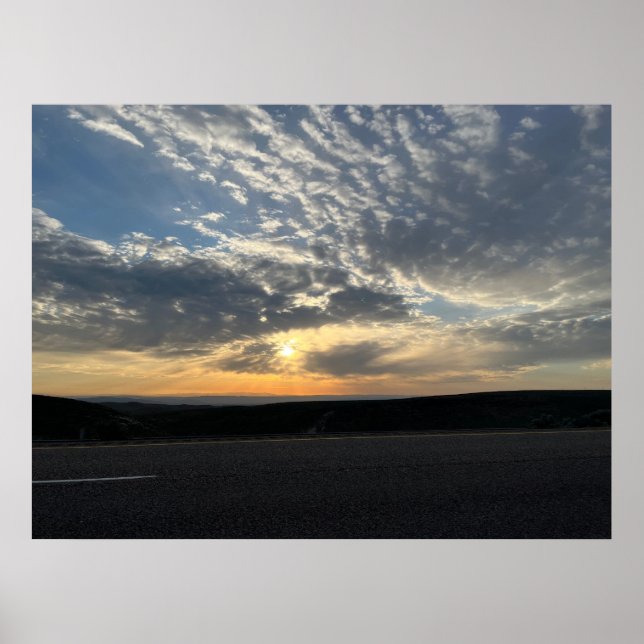 Idaho sunrise poster (Framsidan)