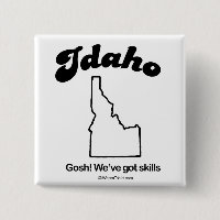 IDAHO - T-tröja "IDAHO för den STATLIGA MOTTOEN"
