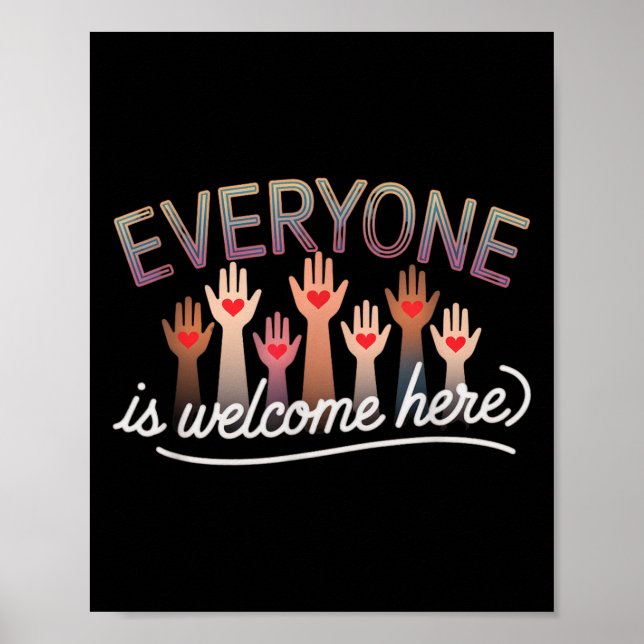 Idaho Teacher Quote Manar kvinnor alla är Welcom Poster (Framsidan)