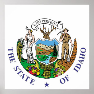 Idaho-tecken Poster