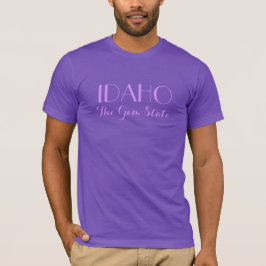 IDAHO-textekonfektion för anpassningsbar Tee Shirt