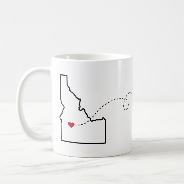 Idaho till Arizona - Heart2Heart Kaffemugg (Vänster)