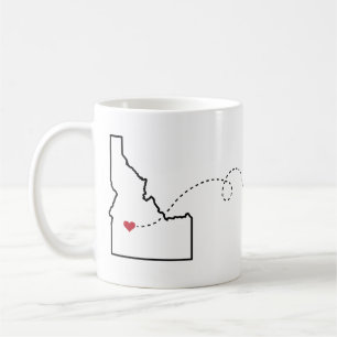 Idaho till Kalifornien - Heart2Heart Kaffemugg