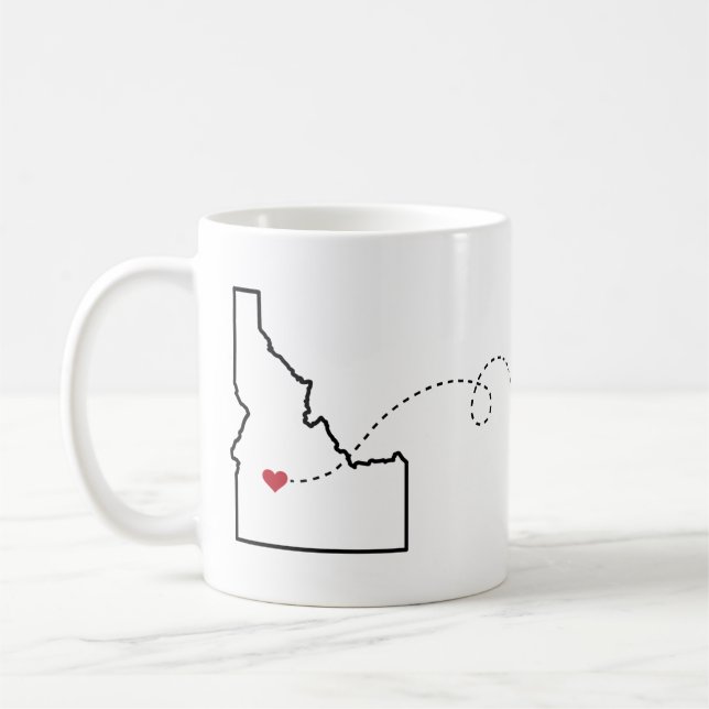 Idaho till Maine - Heart2Heart Kaffemugg (Vänster)