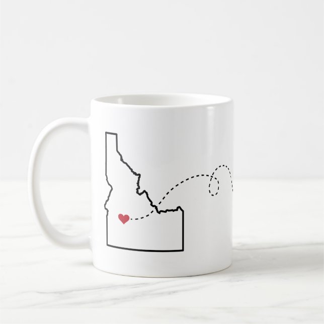 Idaho till Minnesota - Heart2Heart Kaffemugg (Vänster)