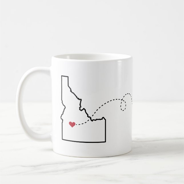 Idaho till Missouri - Heart2Heart Kaffemugg (Vänster)