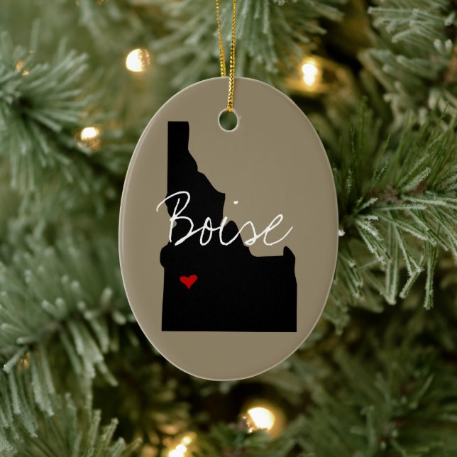 Idaho Town Julgransprydnad Keramik (Träd)