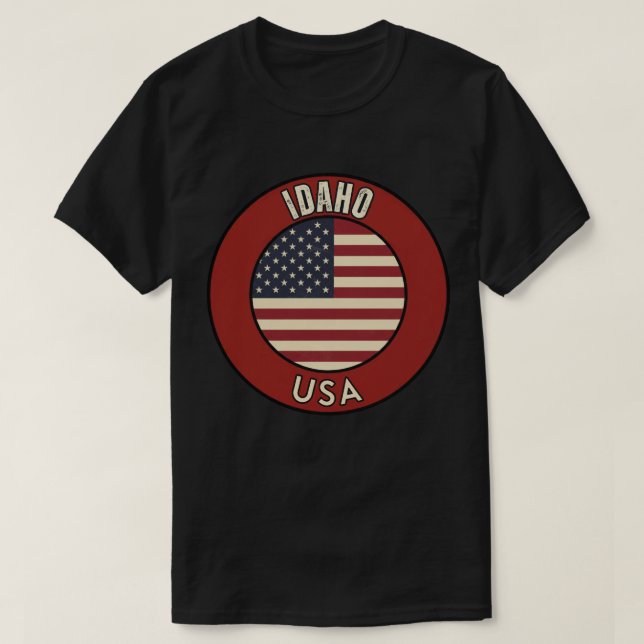 Idaho United States T Shirt (Design framsida)
