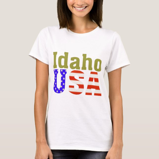 Idaho USA! Tröja (Framsida)