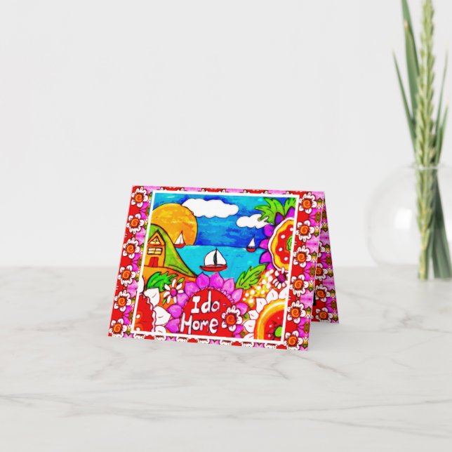 Idaho välkommen, Idahome, Houseuppvärmnings-Ida-he Kort (Framsida)