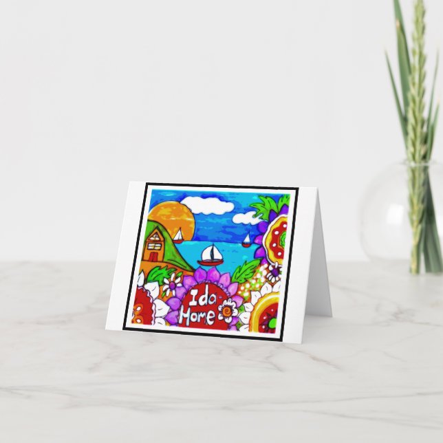 Idaho välkomnar, Idahome, fastighetsmäklare, hem- Kort (Framsida)