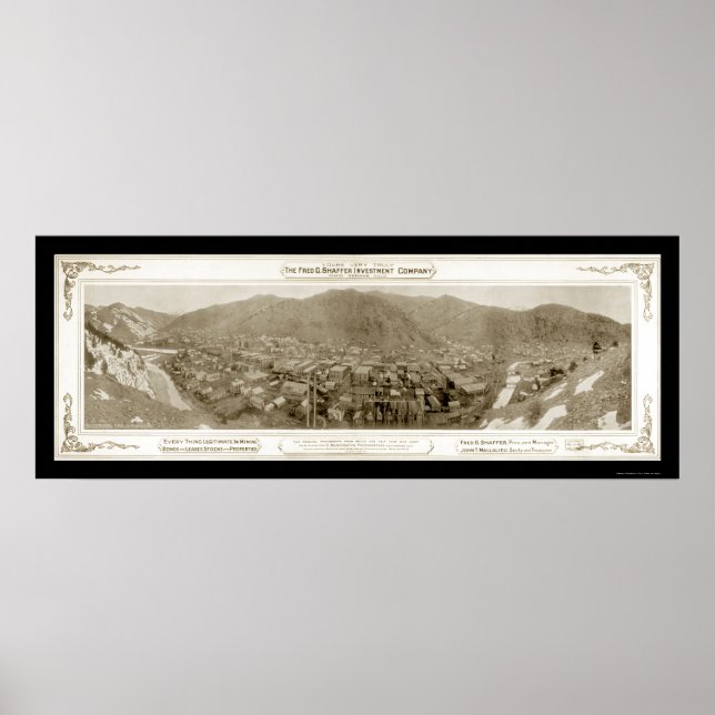 Idaho Vår, CO Photo 1903 Poster (Framsidan)