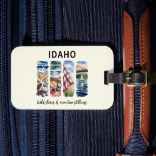 Idaho - Vild Shores & Mountain Stillness Bagagebricka