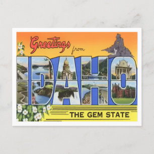 Idaho Vintage Big Brev vykort