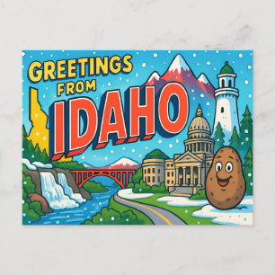 IDAHO-vykort Vykort